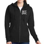 Advertising Design - Ladies Classic Full Zip Hooded Sweatshirt - SE