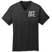 Advertising Design - Mens 5.4 oz 100% Cotton V Neck T Shirt - SE