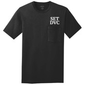 Advertising Design - 5.4 oz 100% Cotton Pocket T Shirt - SE