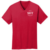 HVAC - Mens 5.4 oz 100% Cotton V Neck T Shirt - SE