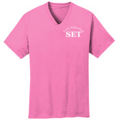 Early Education -  - Mens 5.4 oz 100% Cotton V Neck T Shirt - SE