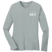 Electrical - Ladies Long Sleeve 5.4 oz 100% Cotton T Shirt - SE