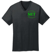 Natural & Life Sciences - Mens 5.4 oz 100% Cotton V Neck T Shirt - SE