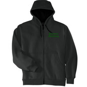 Precision Machining - Heavyweight Full Zip Hooded Sweatshirt with Thermal Lining - SE