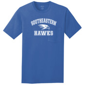 SE- Hawk  - 5.4 oz 100% Cotton Pocket T Shirt - SE