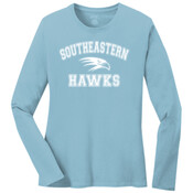 SE- Hawk  - Ladies Long Sleeve 5.4 oz 100% Cotton T Shirt - SE
