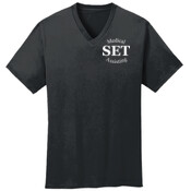 Medical Assisting - Mens 5.4 oz 100% Cotton V Neck T Shirt - SE 