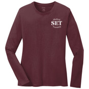 Medical Assisting - Ladies Long Sleeve 5.4 oz 100% Cotton T Shirt - SE